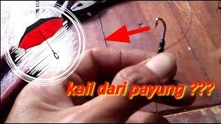 CARA MEMBUAT PANCING BELUT DARI PAYUNG BEKAS TERNYA SANGAT MUDAH...