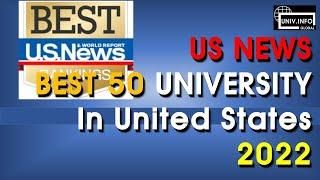 !!!NEW RANKING!!! 2022 US NEWS TOP UNIV 50 in US
