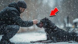 Lonely Veteran Adopts Abandoned Dog in the Midst of a Snowstorm, and Something Unexpected Happens...