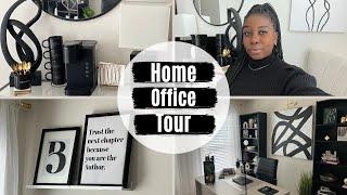 Home Office Makeover | Desk Set Up & Room Tour | Modern Minimalist Glam | House To Home