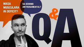 Q & A! Cat De Des Trebuie Sa Schimbam Antrenamentul? Bulking? Si Alte Intrebari!