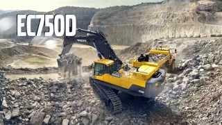 Volvo EC750D Crawler Excavator promotional video