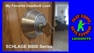 My Favorite Deadbolt @SchlageLocksOfficial #B600 According To @fasteddyskeysexpress