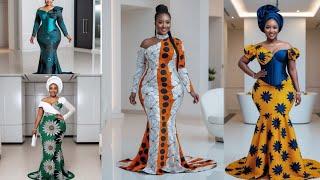 New designs of stylish African gown styles for beautiful ladies