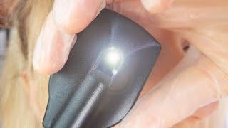 ASMR VERY Close Ophthalmoscope Examining/Clicking, Eye Exam, Typing, Gloves Medical Roleplay