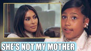 NOT MY MOTHER! North West Expresses Bitter TRUTH About Kim K! She's Not MY MOTHER