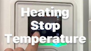 Automatically STOP HEATING?? NIBE F Series