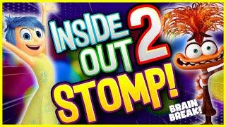 Inside Out 2 Stomp! | Inside Out Brain Break | Just Dance | Danny Go Noodle | Freeze Dance
