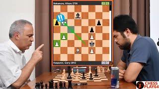  Brilliant Kasparov vs Hikaru's Incredible Speed |Garry Kasparov vs Hikaru Nakamura, St. Louis 2017