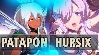 GBVSR:Patapon (Zooey) Vs Hursix (Narmaya)| High Level Gameplay.