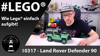 Das ist an Frechheit leider kaum zu überbieten! - LEGO® icons™ 10317 - Land Rover Defender 90
