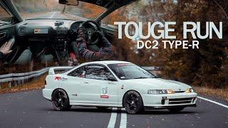 Touge run. | Honda Integra DC2 Type-R JDM| Nightride (4K)