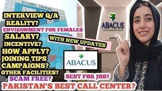 Abacus call center in Lahore l good news for freshers l salary 80k+ l how apply l interview Q/A