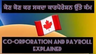 Payroll and corporation difference! Canada trucking pay system explained ! Canada Usa trucking