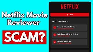 ReviewerFlick.com Review: Netflix Movie Reviewer Job SCAM!