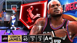 99 OVR ROOKIE LEBRON BUILD Is UNSTOPPABLE in The Rec on NBA 2K25