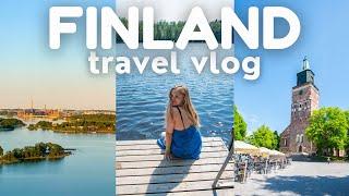 A summer trip to Finland  Travel vlog