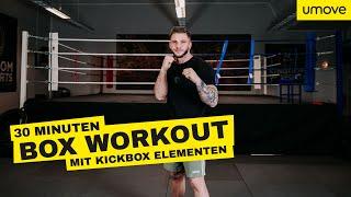 30 MINUTEN KICKBOX WORKOUT: GRUNDLAGEN MIT JAIME  | Kickboxen lernen| umove