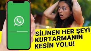 WHATSAPP SİLİNEN MESAJLARI GERİ GETİRME ( Whatsapp Silinen Mesajları Görme )