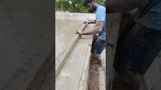 Concrete  #shorts #shortsfeed #construction #concrete #satisfying #amazingshorts #cementplaster