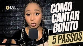 COMO CANTAR BONITO EM 5 PASSOS - Técnica Vocal com Aline Santana