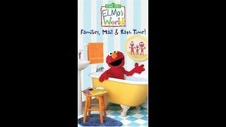 Elmo's World: Families, Mail & Bath Time! (2004 VHS) (Full Screen)