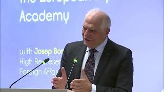 Borrell at launch of European Diplomatic Academy called Europe 'garden', outside world 'jungle'!!!