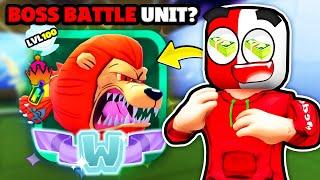 DEVS Added SEA LION BOSS BATTLE UNIT..? (SpongeBob TD)