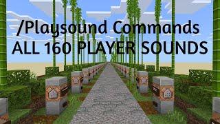 Minecraft Bedrock Edition - 160 Player sound commands!