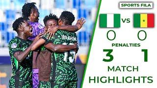 NIGERIA VS SENEGAL(0(3)-0(1)) ON PENALTY SHOOT-OUTS|MATCH HIGHLIGHTS & ALL GOALS-U20 MEN’S AFCON
