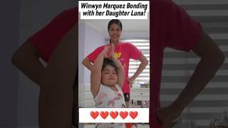 Winwyn Marquez Bonding with her Daughter Luna!️ #winwynmarquez #shorts @MaritesAkoTV