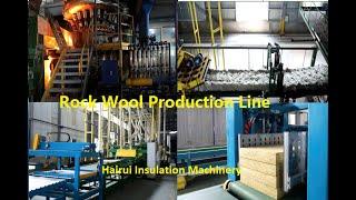 Rockwool production line and machine