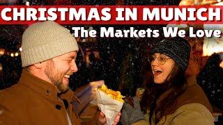 Visiting the Best 3 Local's Munich Christmas Markets! German Winter Holidays Bavaria Americans React