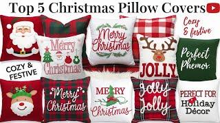 **Best Christmas Pillow Covers: Top Picks for Cozy Holiday Decor!**