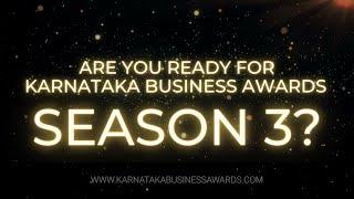 Karnataka Business Awards 2023 | Nominations are open