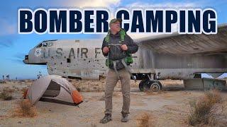 I Found 2 ABANDONED B-52 Bombers in the Desert | Mojave Desert Camp