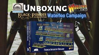 Unboxing Warlord Games Epic Battles Waterloo Campaign French Infantry Brigade [Unboxing]