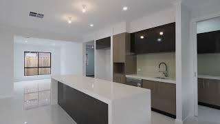 Newly built custom single storey house in Westbrook Estate, Truganina