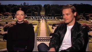 Caitriona Balfe & Sam Heughan with Alfonso Diaz - NTN24