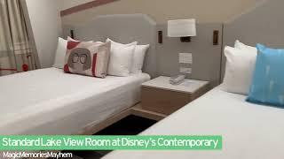 Standard Lake View Room at Disney’s Contemporary Resort