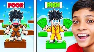 RICH VS POOR OBBY with BROTHER | ROBLOX