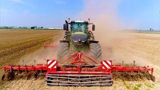 Preparing Seedbed | FENDT 1050 + Steketee Supersprint | JD 6125R Seeding Maize | Immink Amstelveen