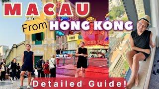 MACAU from HONG KONG (Detailed Guide!) + Great Hotel worth ₱4,000