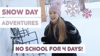 ️ SNOW DAY ADVENTURES! No school for FOUR days! ️