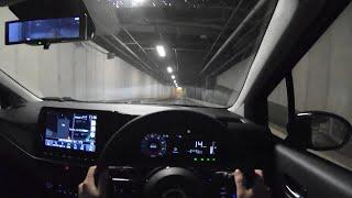 【Test Drive】2020 New NISSAN NOTE e-POWER 2WD(FF) - POV Night Drive