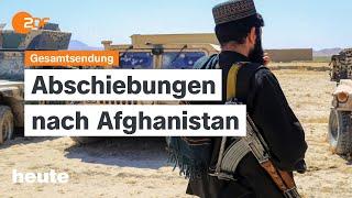 heute 19:00 Uhr vom 30.08.2024 Afghanistan-Abschiebung, Landtagswahl Sachsen, Lauterbach-Entführung