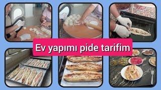 DIŞARDAN ALMAYA SON EVDE KIR PİDESİ YAPIYORUZEV YAPIMI PİDE TARİFİM VE MALZEMELERİ