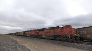 Day 3 - Orin Sub in 4k in Coal Country, Wyoming - Summer 2024 - A race and nothing but coal trains