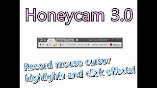 Honeycam 3.0 Help : the easiest way to record mouse cursor and click effect