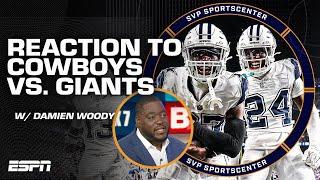 Cowboys vs. Giants FULL REACTION  Damien Woody still isn't 'comfortable' with Dallas | SC with SVP